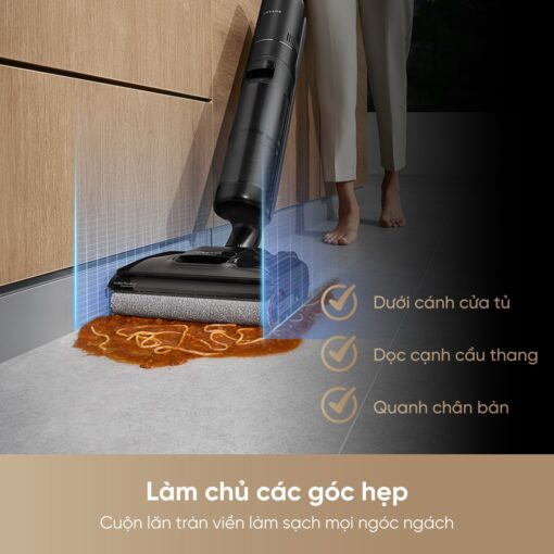 Dreame H12 Flexreach gập nghiêng 180°
