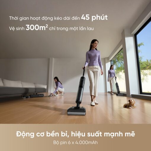 Dreame H12 Flexreach gập nghiêng 180°