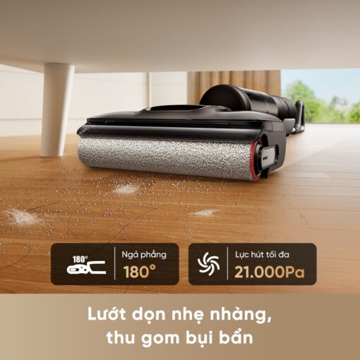 Dreame H12 GT gập nghiêng 180°