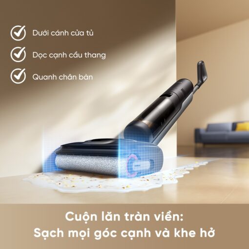 Dreame H12 GT gập nghiêng 180°