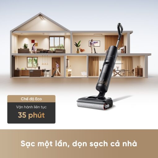 Dreame H12 GT gập nghiêng 180°