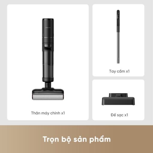 Dreame H12 GT gập nghiêng 180°