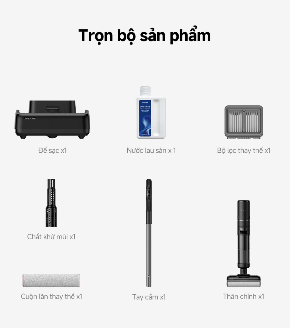 Dreame H13 FlexReach gập nghiêng 180°