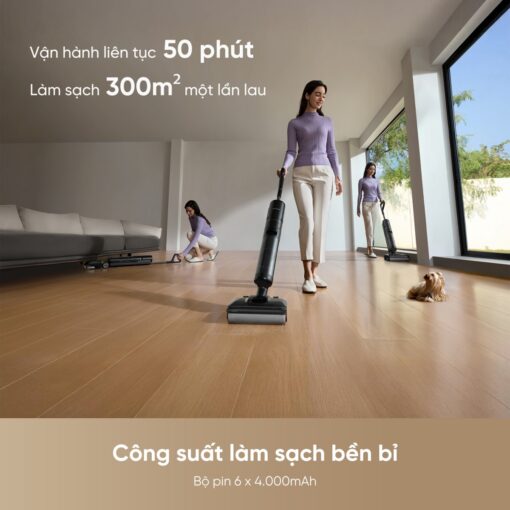 Dreame H13s Flexreach gập nghiêng 180°