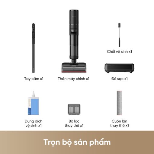 Máy hút bụi lau nhà Dreame H16 Steam | Lực hút 28.000Pa