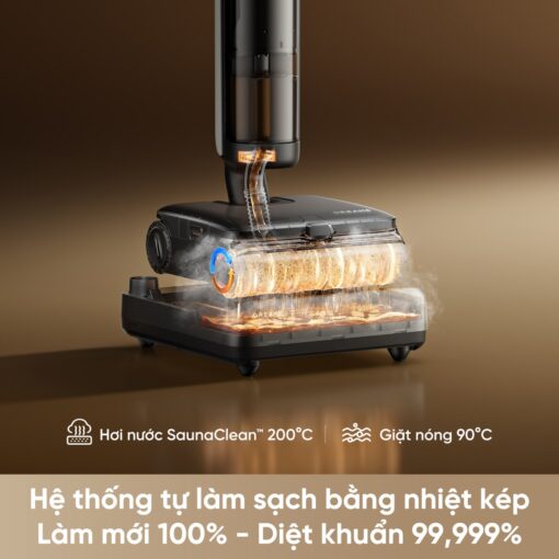 Máy hút bụi lau nhà Dreame H16 Steam | Lực hút 28.000Pa