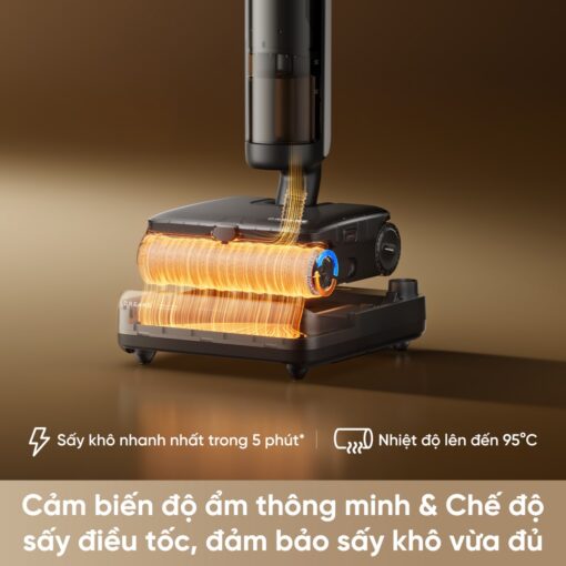 Máy hút bụi lau nhà Dreame H16 Steam | Lực hút 28.000Pa