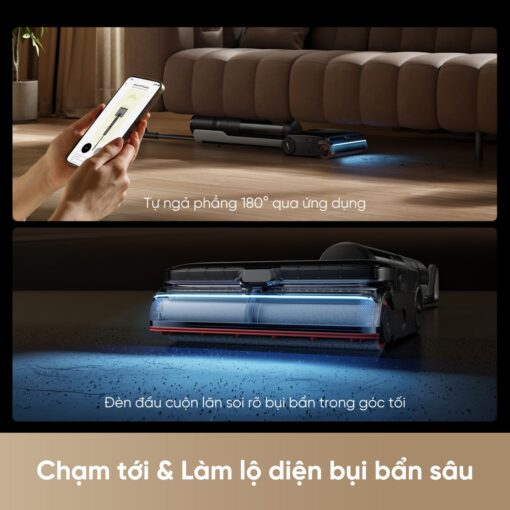 Máy hút bụi lau nhà Dreame H16 Steam | Lực hút 28.000Pa