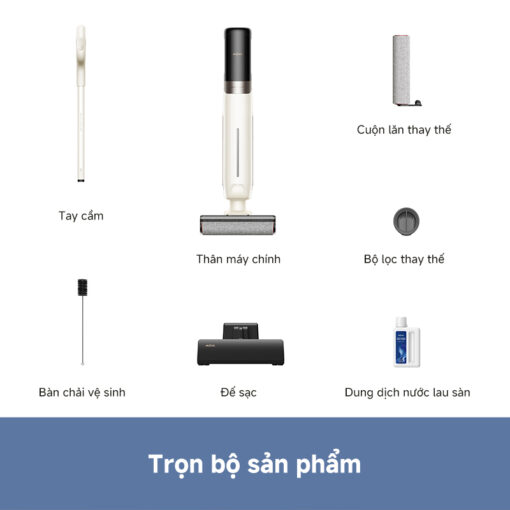 Dreame Mova K30 gập nghiêng 180°