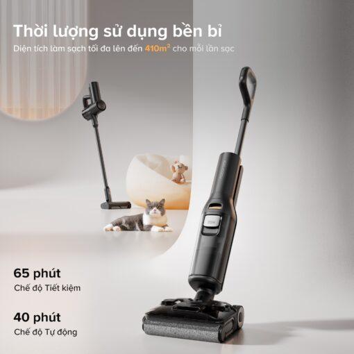 Roborock F25 Combo gập nghiêng 180° hút bụi 5 trong 1