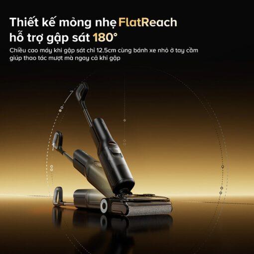 Roborock F25 Combo gập nghiêng 180° hút bụi 5 trong 1