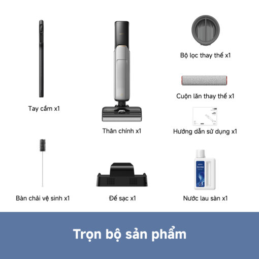 Dreame Mova X4 Pro gập nghiêng 180°