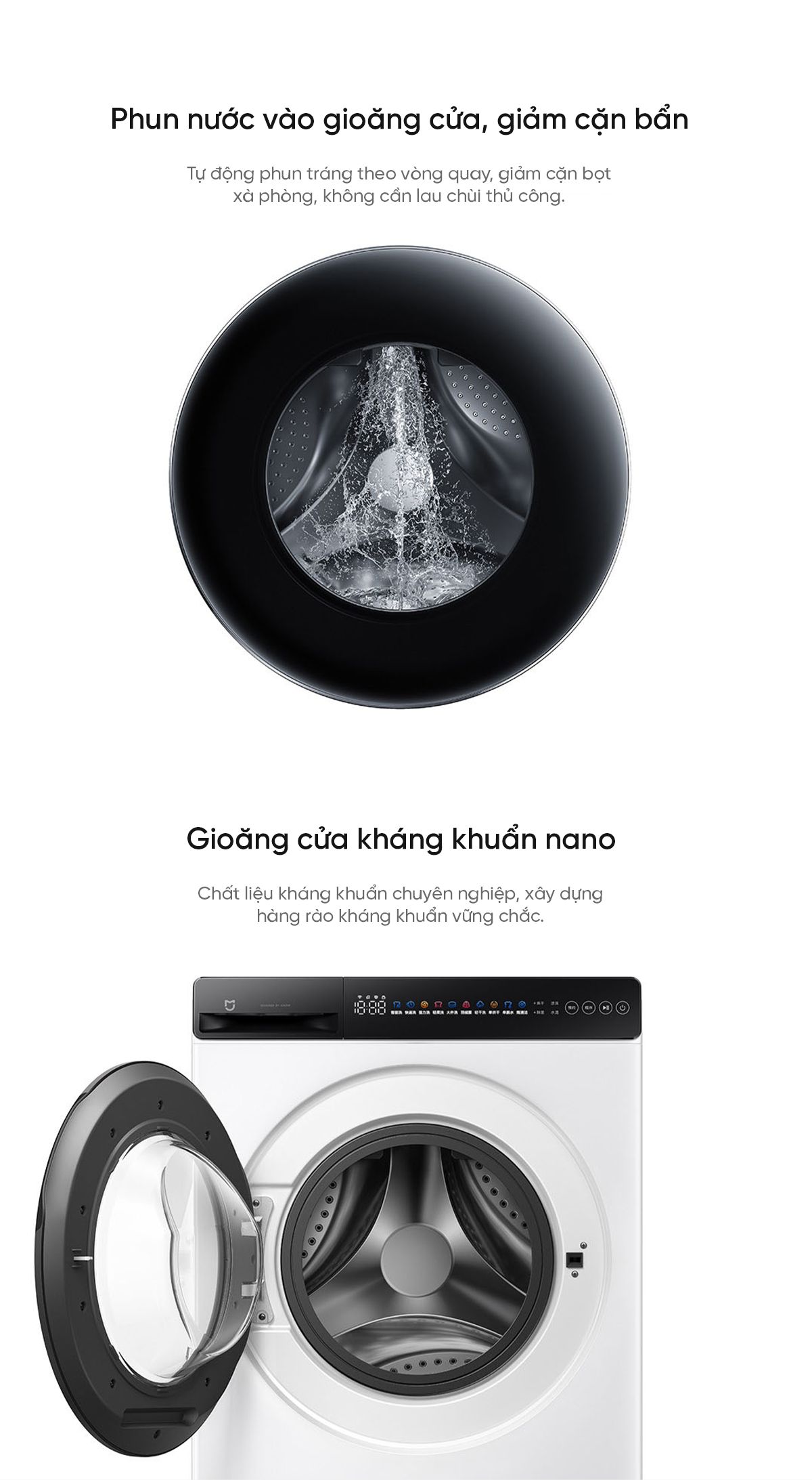 Máy giặt sấy Xiaomi Mijia MJ104, giặt 10kg, sấy 7kg
