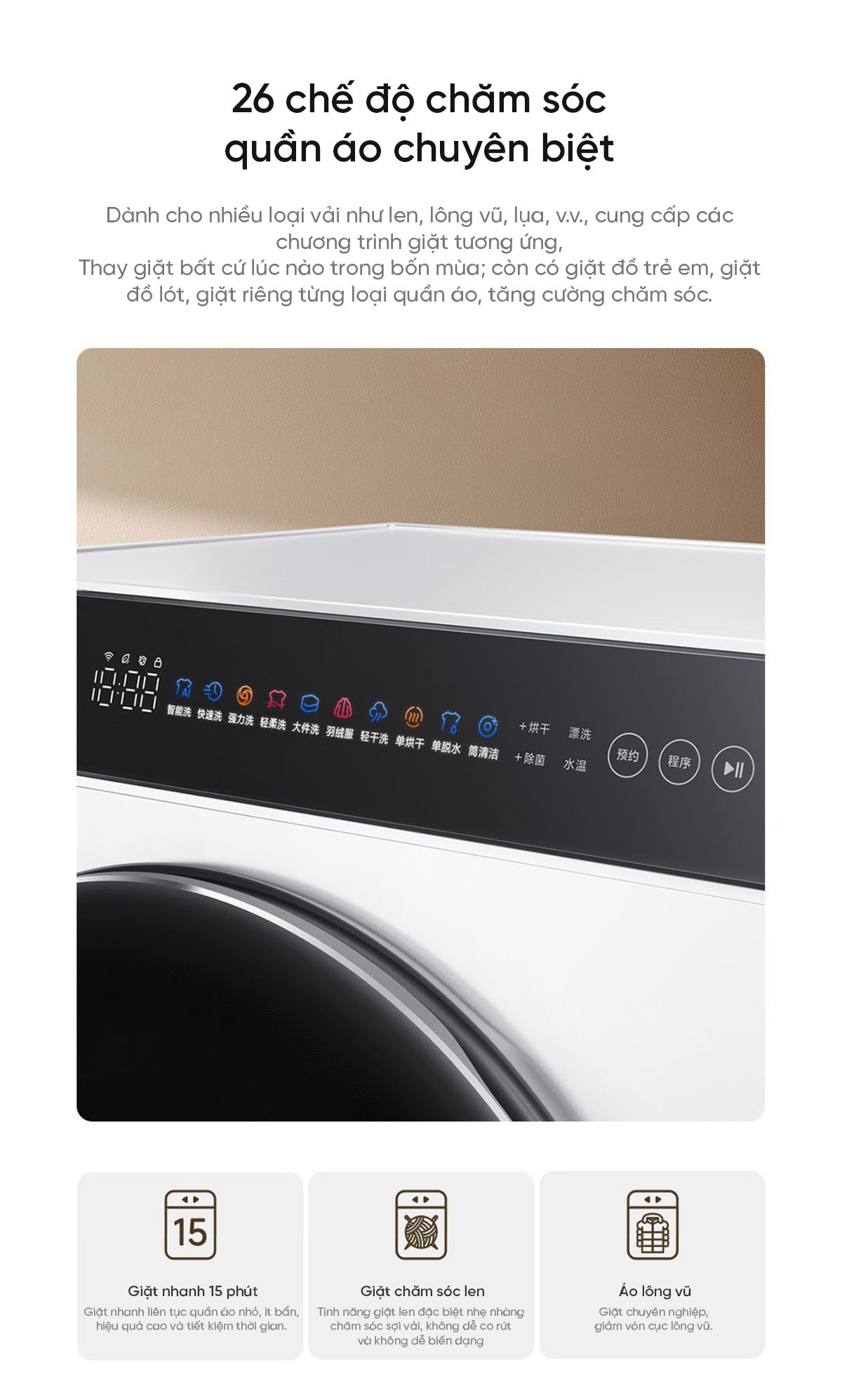 Máy giặt sấy Xiaomi Mijia MJ104, giặt 10kg, sấy 7kg