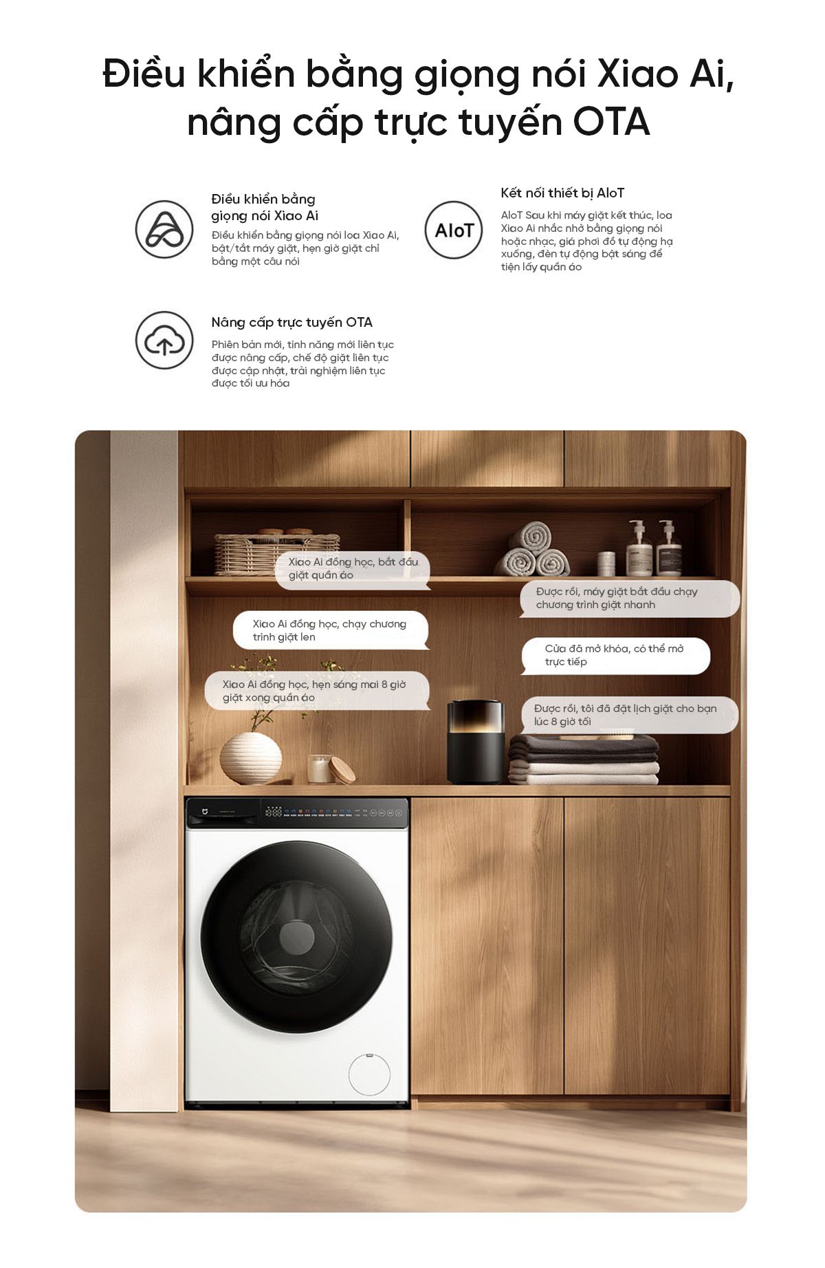 Máy giặt sấy Xiaomi Mijia MJ104, giặt 10kg, sấy 7kg