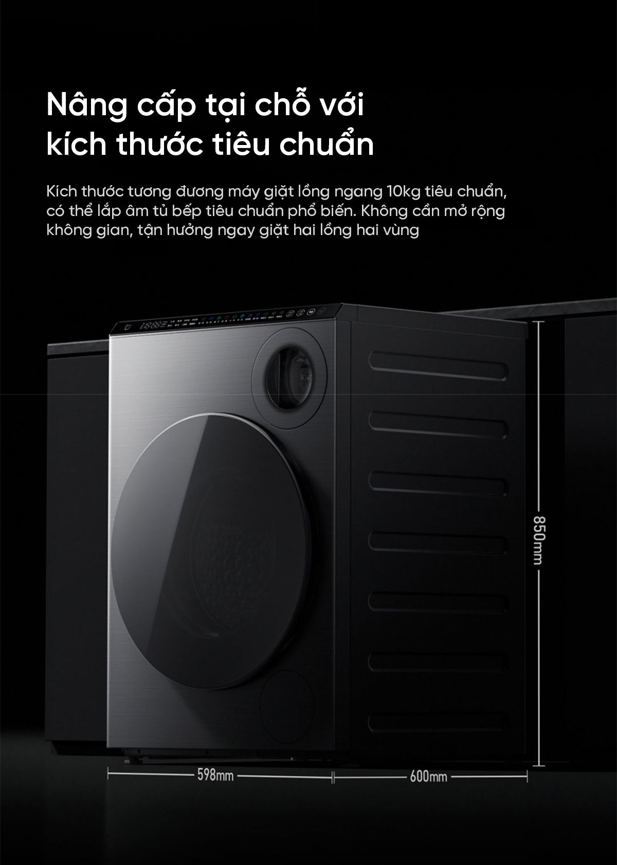 Máy giặt sấy Xiaomi Mijia MJ107, giặt 10kg, sấy 7kg