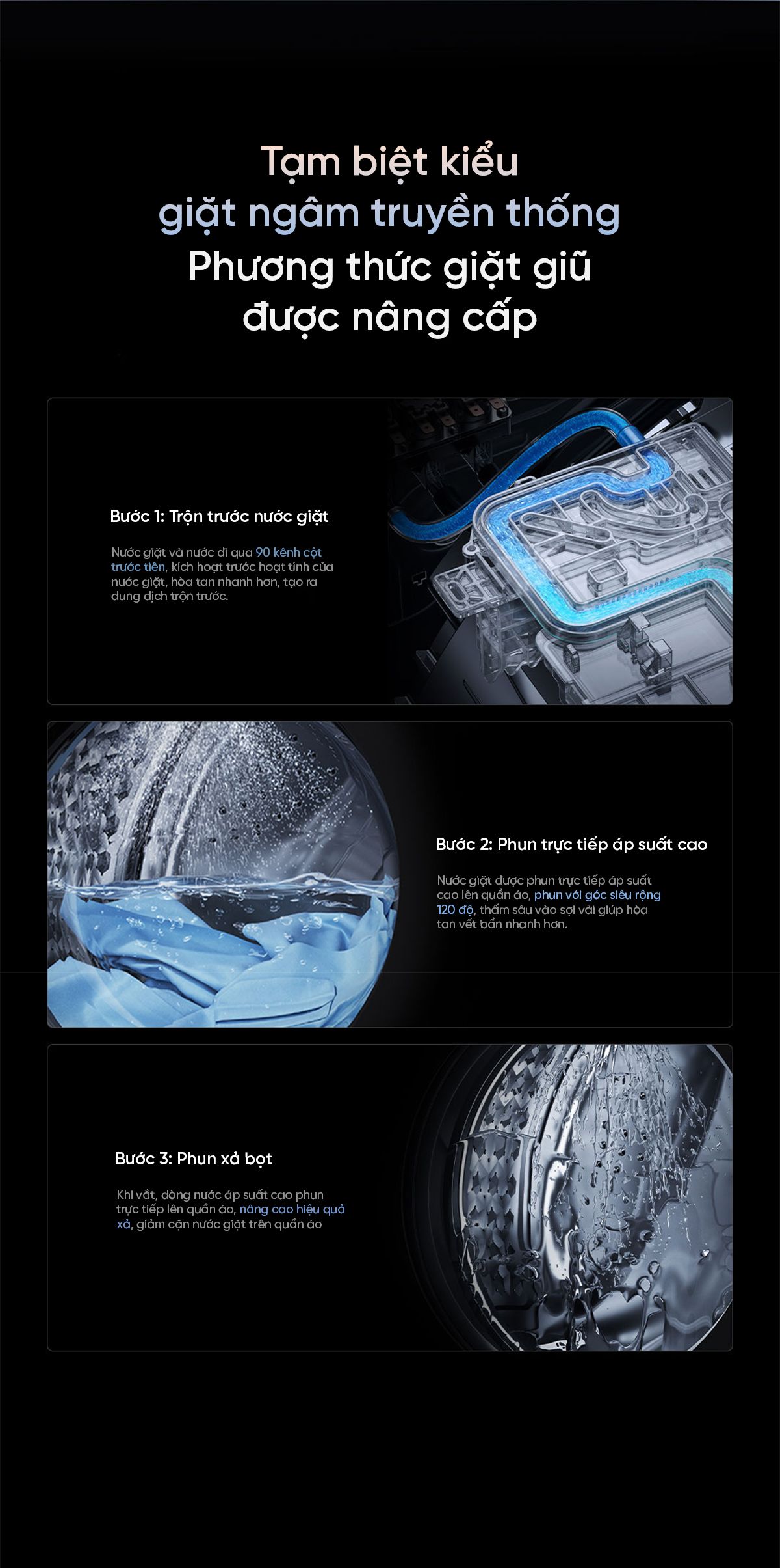Combo giặt sấy Mijia Pro Blue Oxygen giặt sấy bơm nhiệt 10kg+10kg