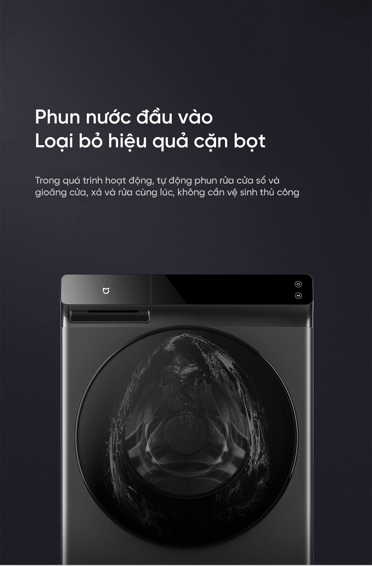 Máy giặt sấy Xiaomi Mijia MJ203 giặt 10kg, sấy 7kg