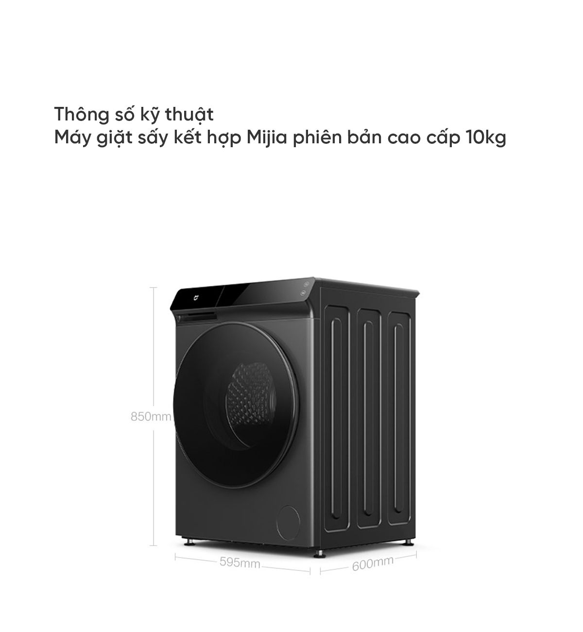 Máy giặt sấy Xiaomi Mijia MJ203 giặt 10kg, sấy 7kg