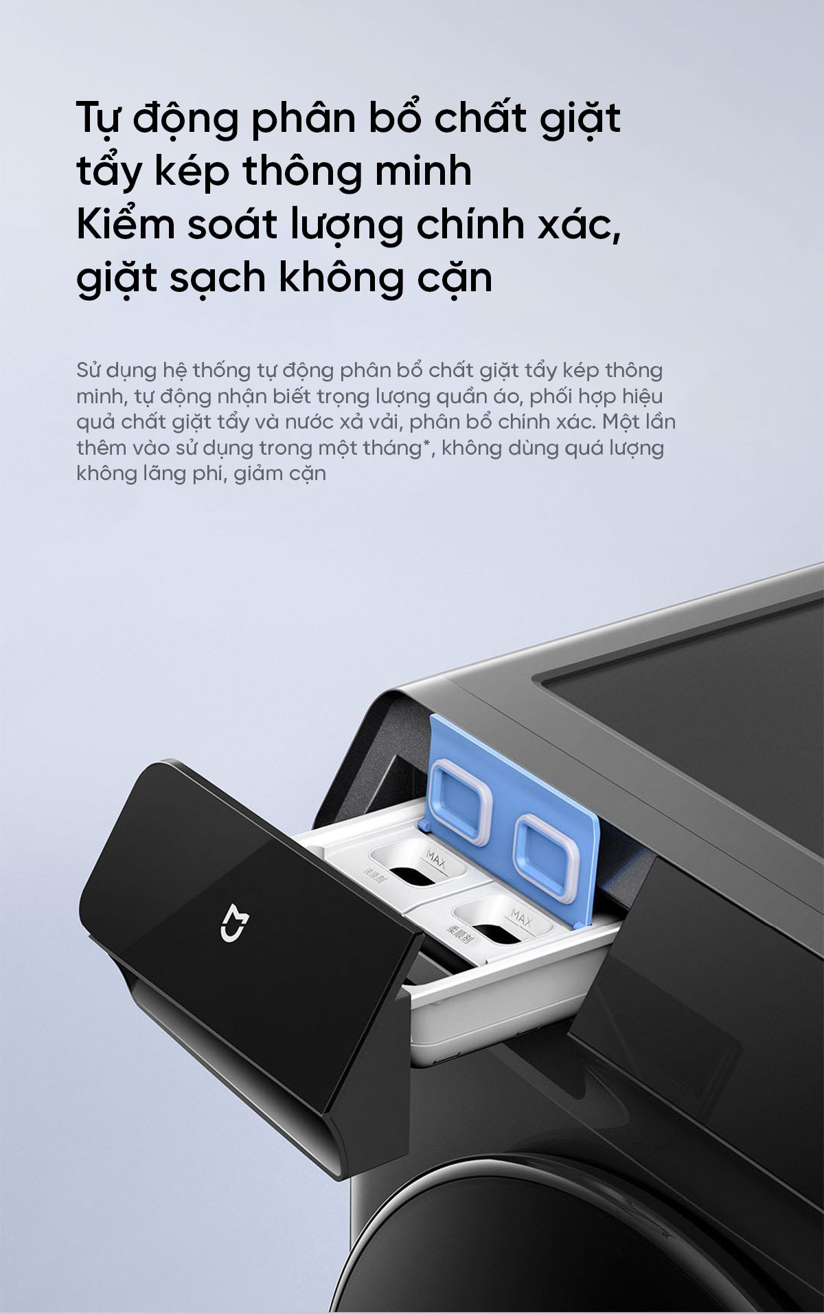 Máy giặt sấy Xiaomi Mijia MJ203 giặt 10kg, sấy 7kg