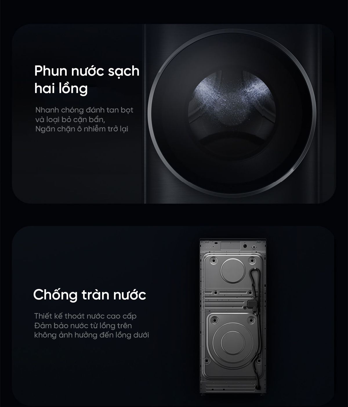 Máy giặt sấy Xiaomi Mijia MJ206, 2 tầng, giặt 15kg và sấy 7kg