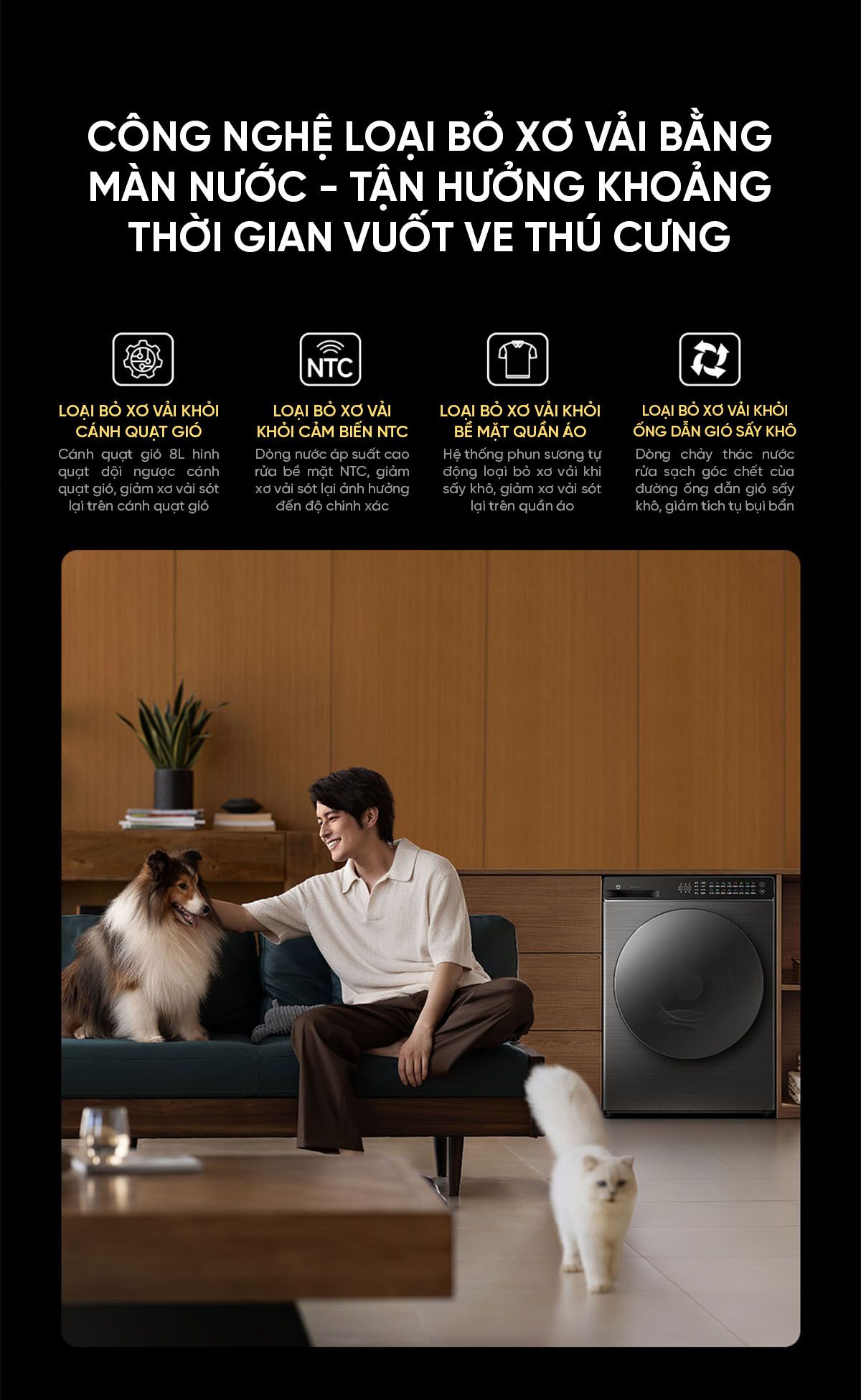Máy giặt sấy Xiaomi Mijia MJ105 Pro giặt 10kg, sấy 7kg