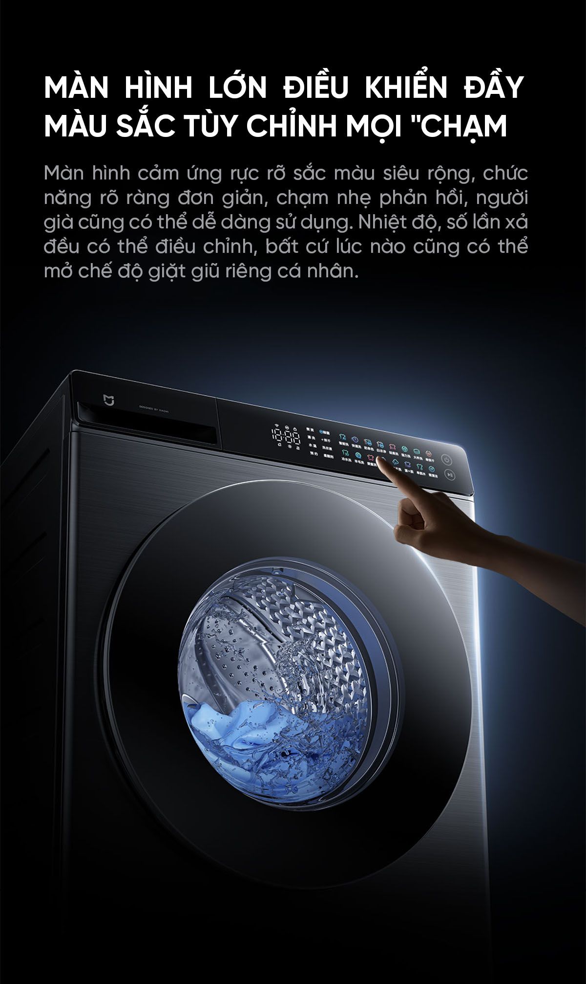 Máy giặt sấy Xiaomi Mijia MJ105 Pro giặt 10kg, sấy 7kg