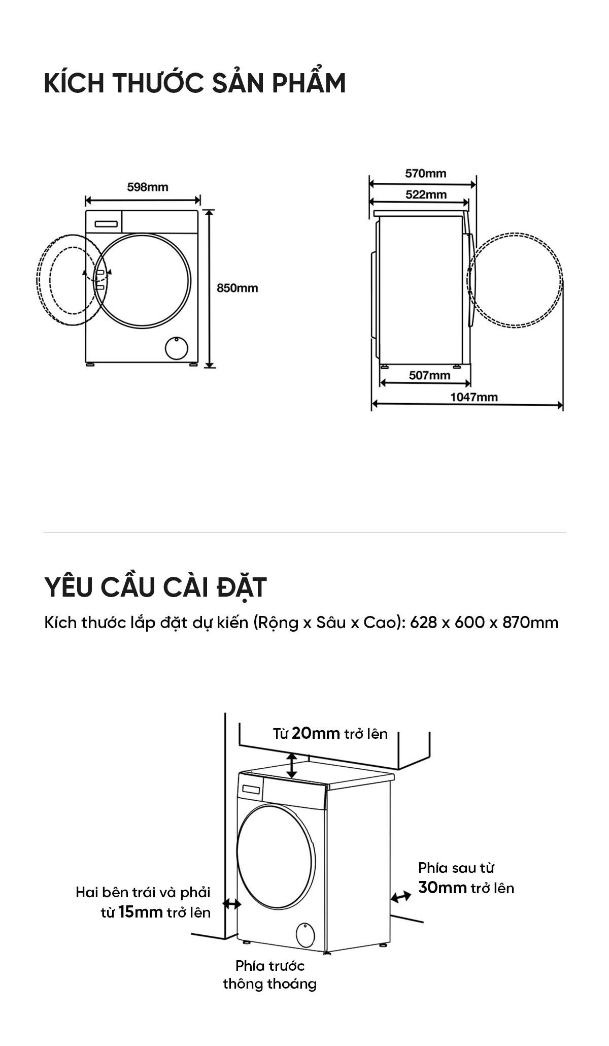 Máy giặt sấy Xiaomi Mijia MJ105 Pro giặt 10kg, sấy 7kg