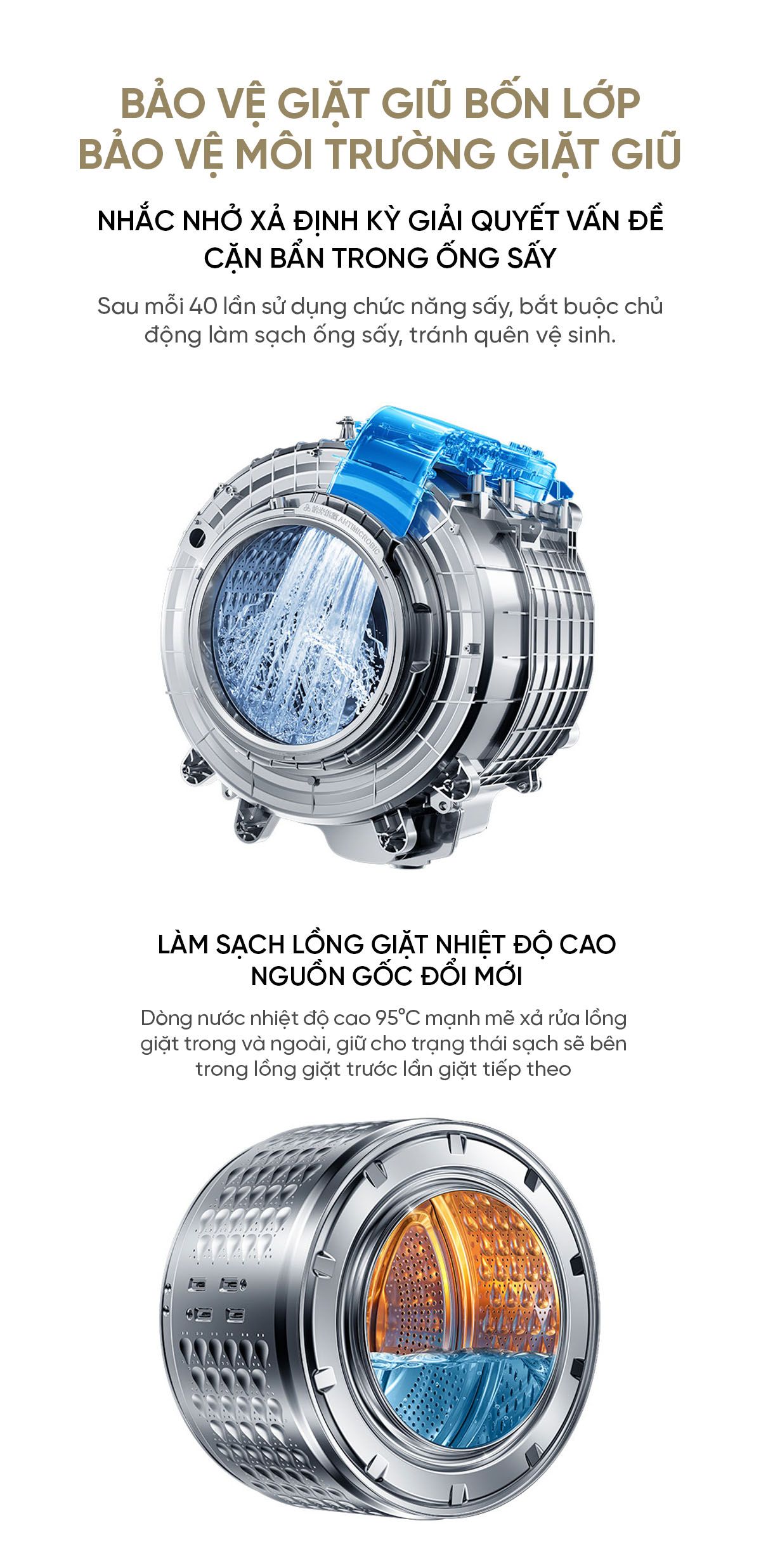 Máy giặt sấy Xiaomi Mijia MJ302, giặt 12kg, sấy 9kg