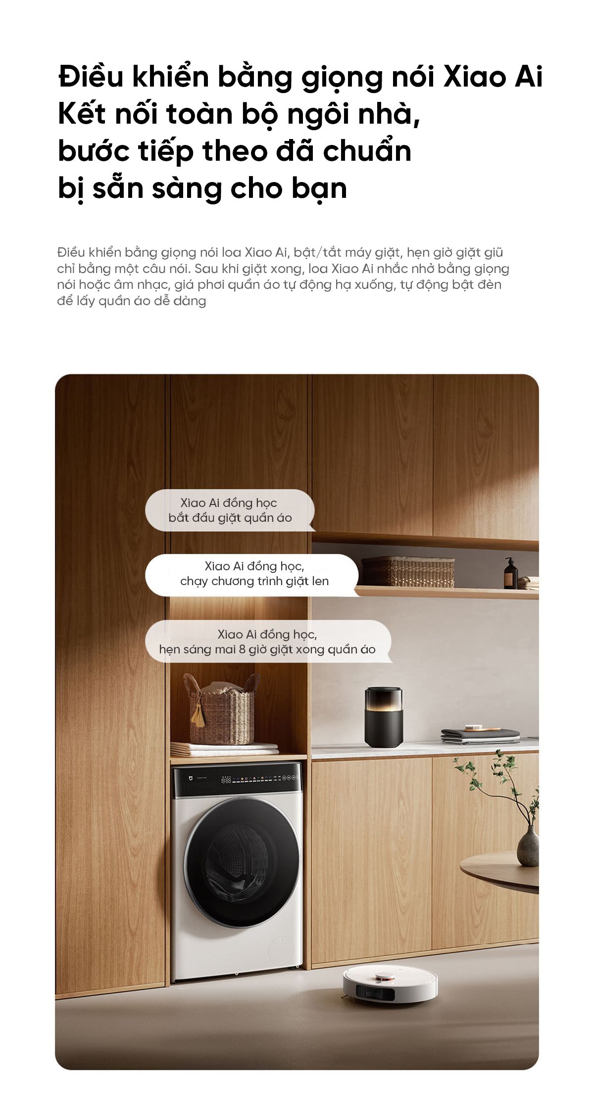 Máy giặt Xiaomi Mijia XQG120MJ301, giặt 12 kg, thiết kế mỏng