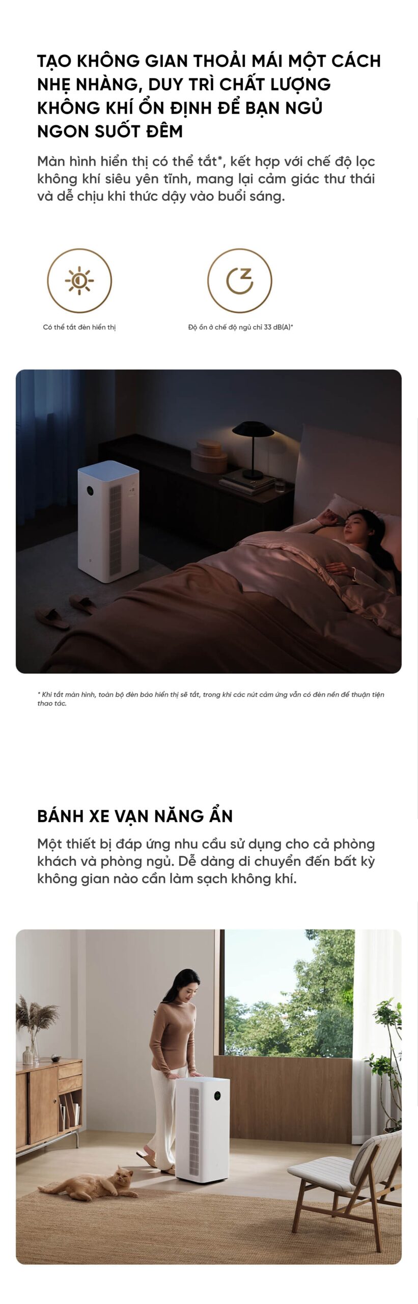 Xiaomi Mijia 5 Pro máy lọc không khí diện tích 92m²