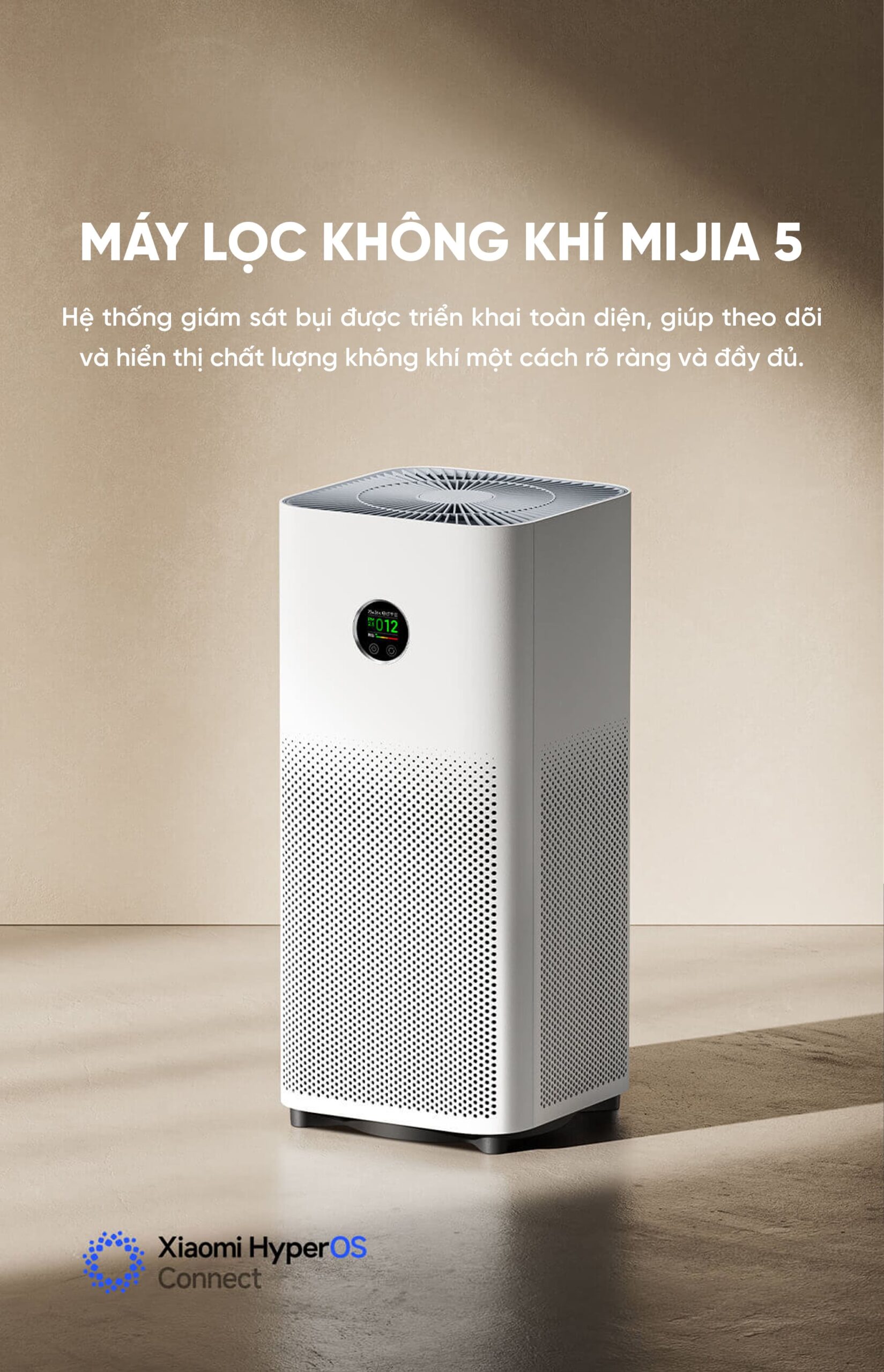 Xiaomi Mijia 5 máy lọc không khí diện tích 50m²