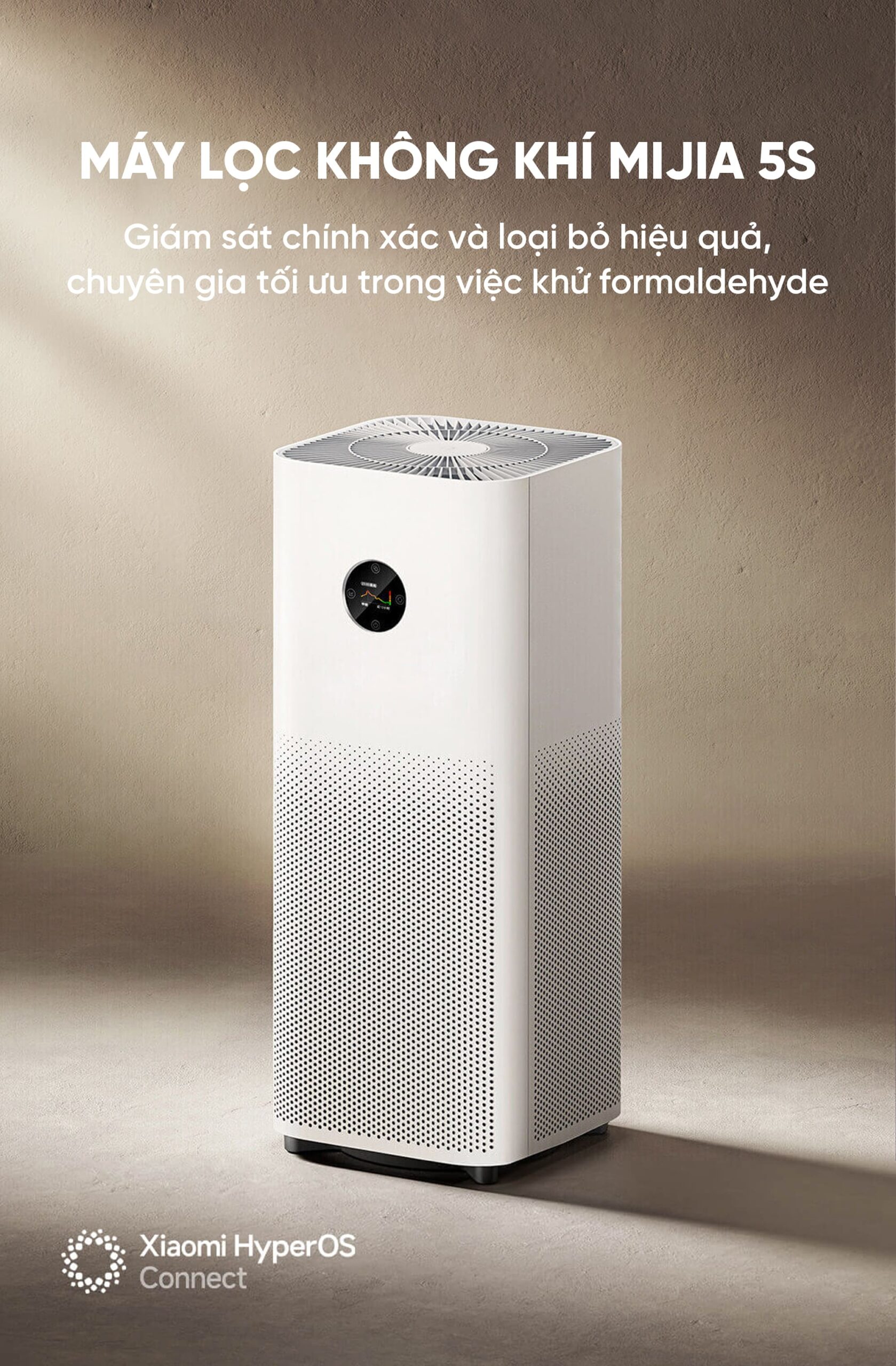 Xiaomi Mijia 5s máy lọc không khí diện tích 60m²