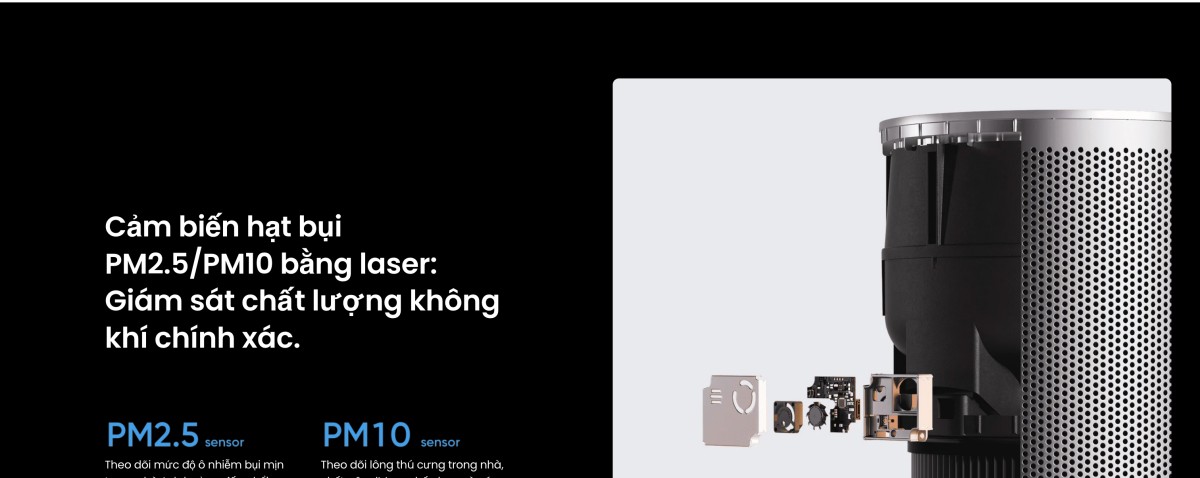 Smartmi P2 máy lọc không khí diện tích 30m²
