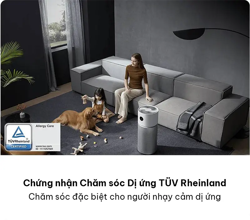 Chứng nhận chăm sóc dị ứng TUV Rheinland
