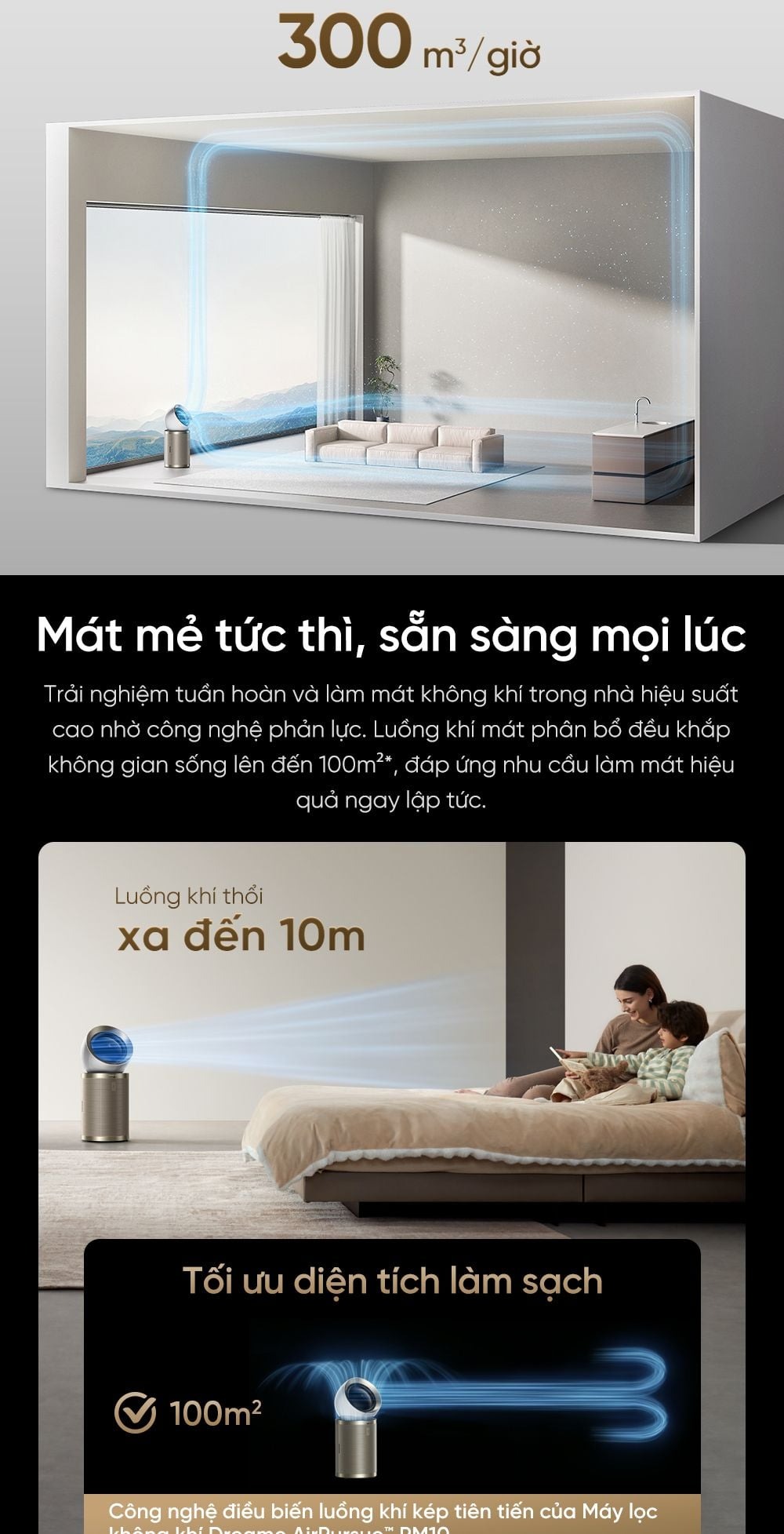 Máy lọc không khí Dreame AirPursue™ PM10