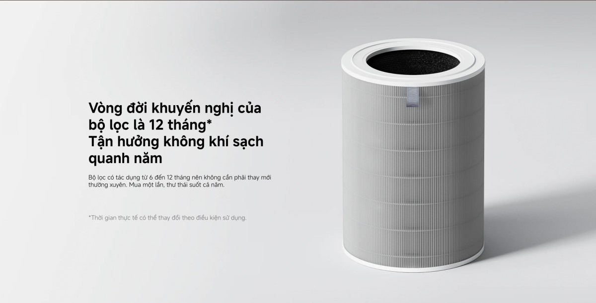 Xiaomi Smart Air Purifier 6 máy lọc không khí diện tích 87m²