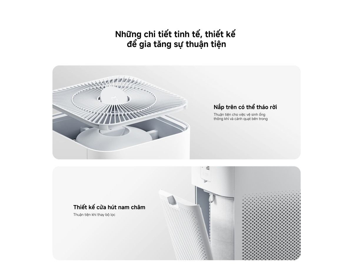 Xiaomi Smart Air Purifier 6 máy lọc không khí diện tích 87m²