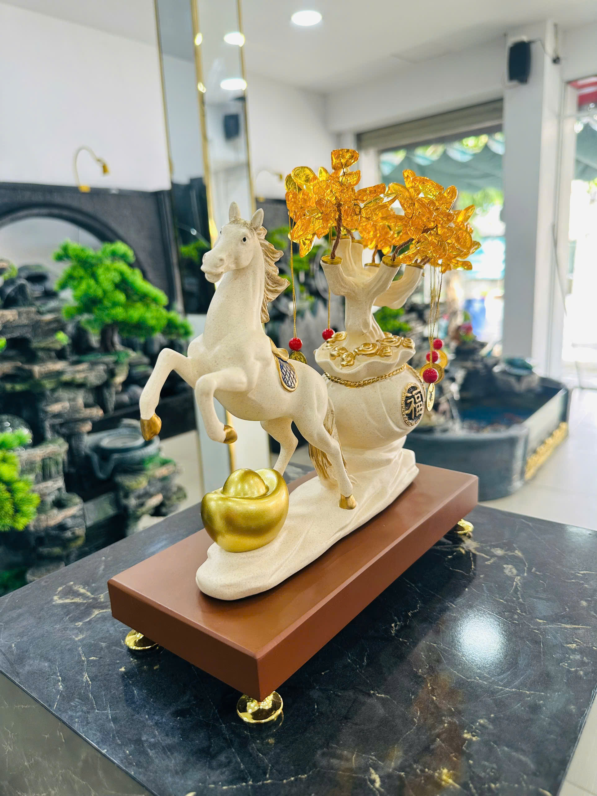 Đồ Trang Trí Tiểu Cảnh Trong Nhà Hình Cây Thần Tài Model HS068