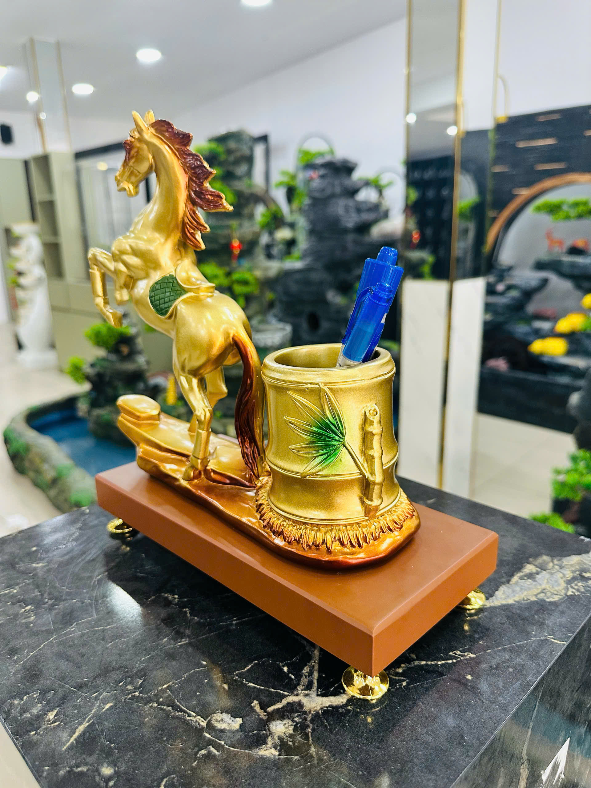 Đồ Trang Trí Tiểu Cảnh Trong Nhà Hình Cây Thần Tài Model HS158