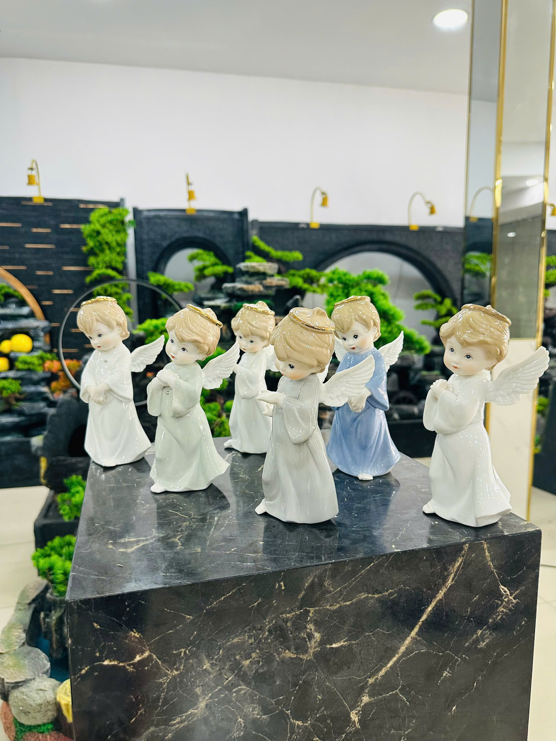 Đồ Trang Trí Tiểu Cảnh Trong Nhà Hình Cô Gái Model GN001 - GN002 - GN003 - GN004 - GN005&nbsp;- GN006