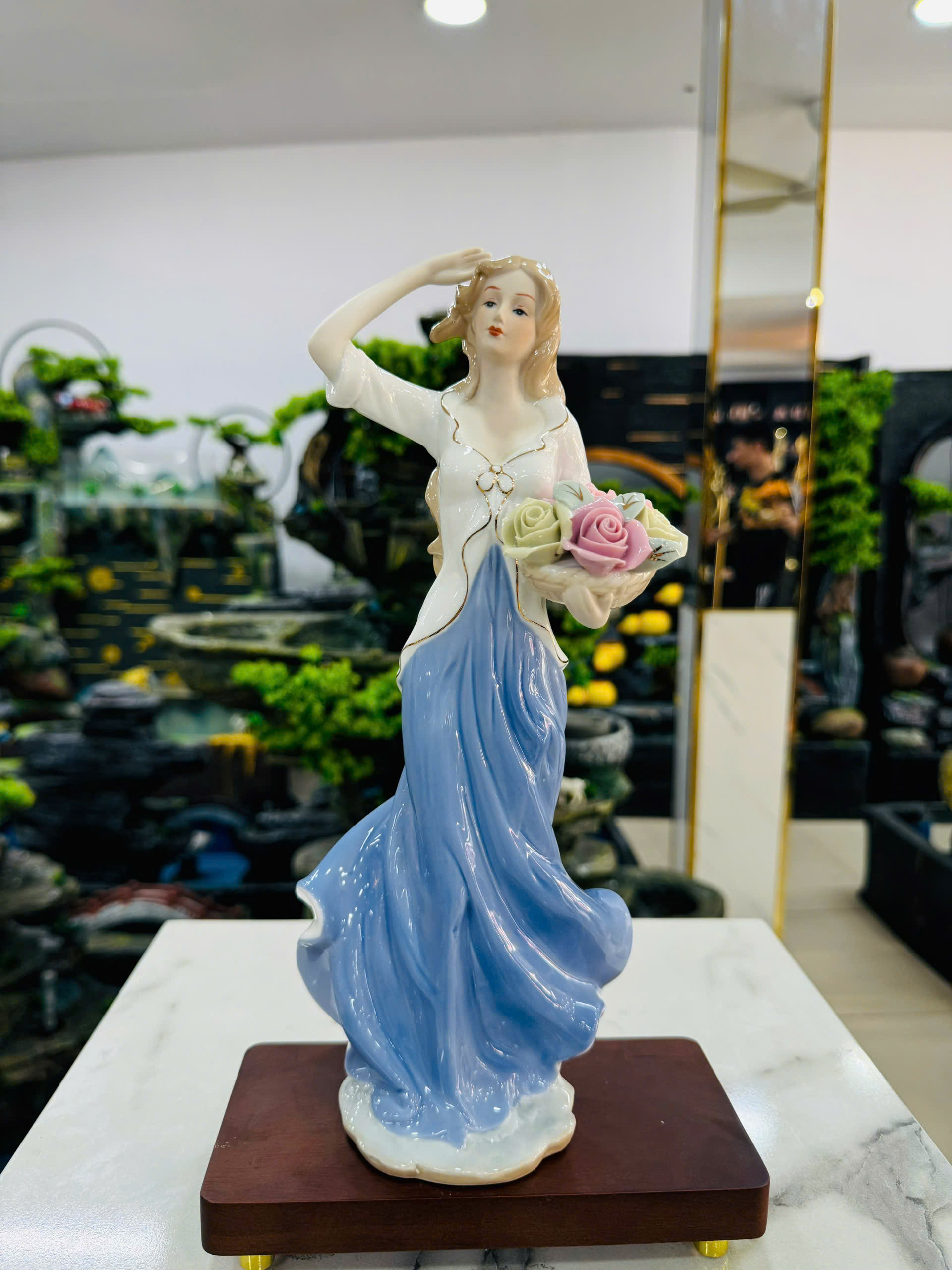 Đồ Trang Trí Tiểu Cảnh Trong Nhà Hình Cô Gái Model DA01, DA02