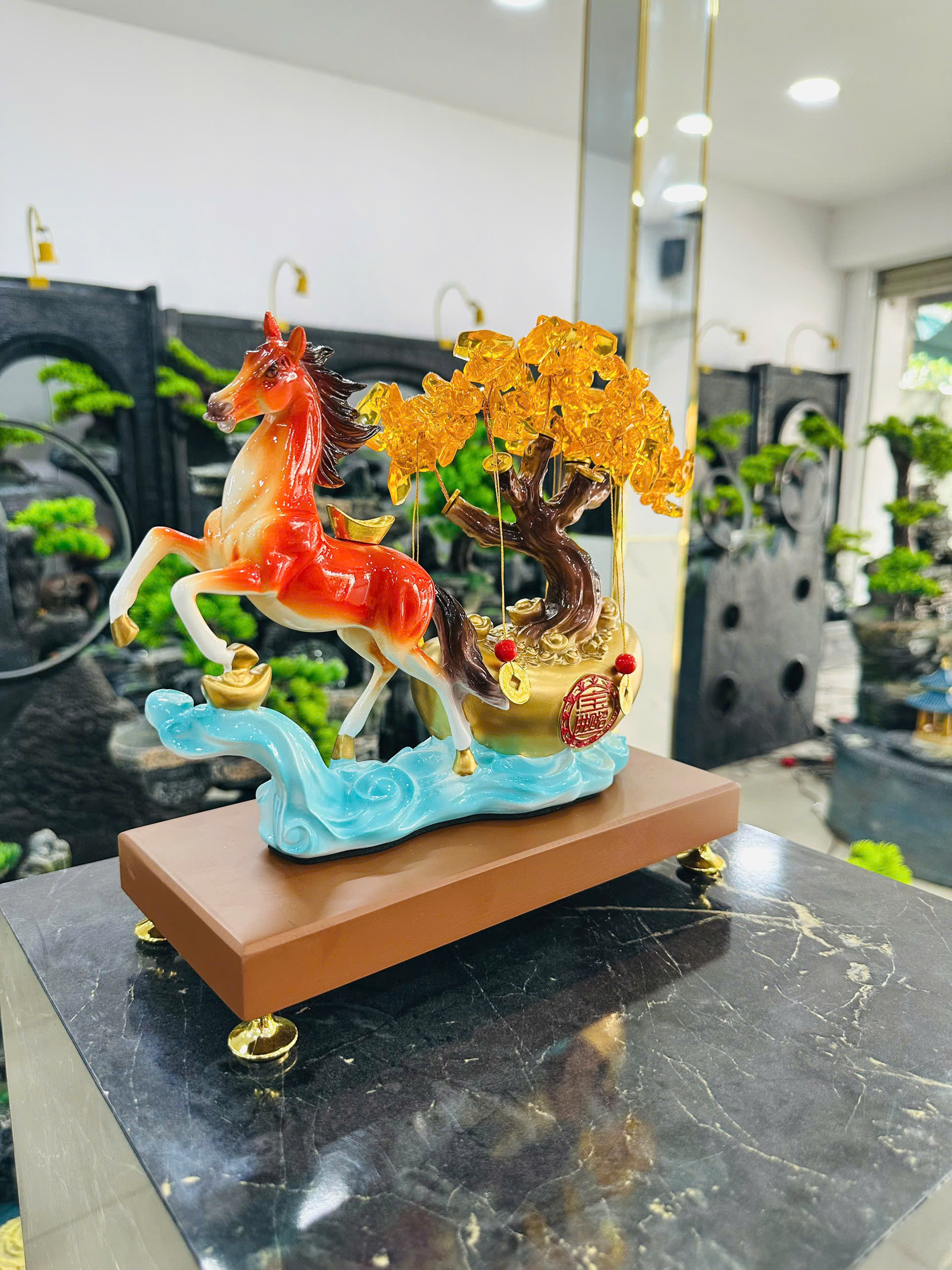 Đồ Trang Trí Tiểu Cảnh Trong Nhà Hình Cây Thần Tài ZH25031