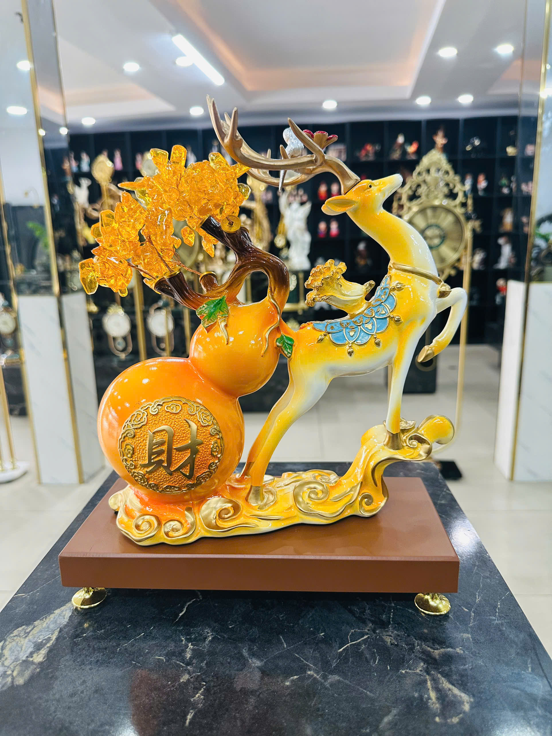 Đồ Trang Trí Tiểu Cảnh Trong Nhà Hình Con Vật Model 353 – Màu Vàng