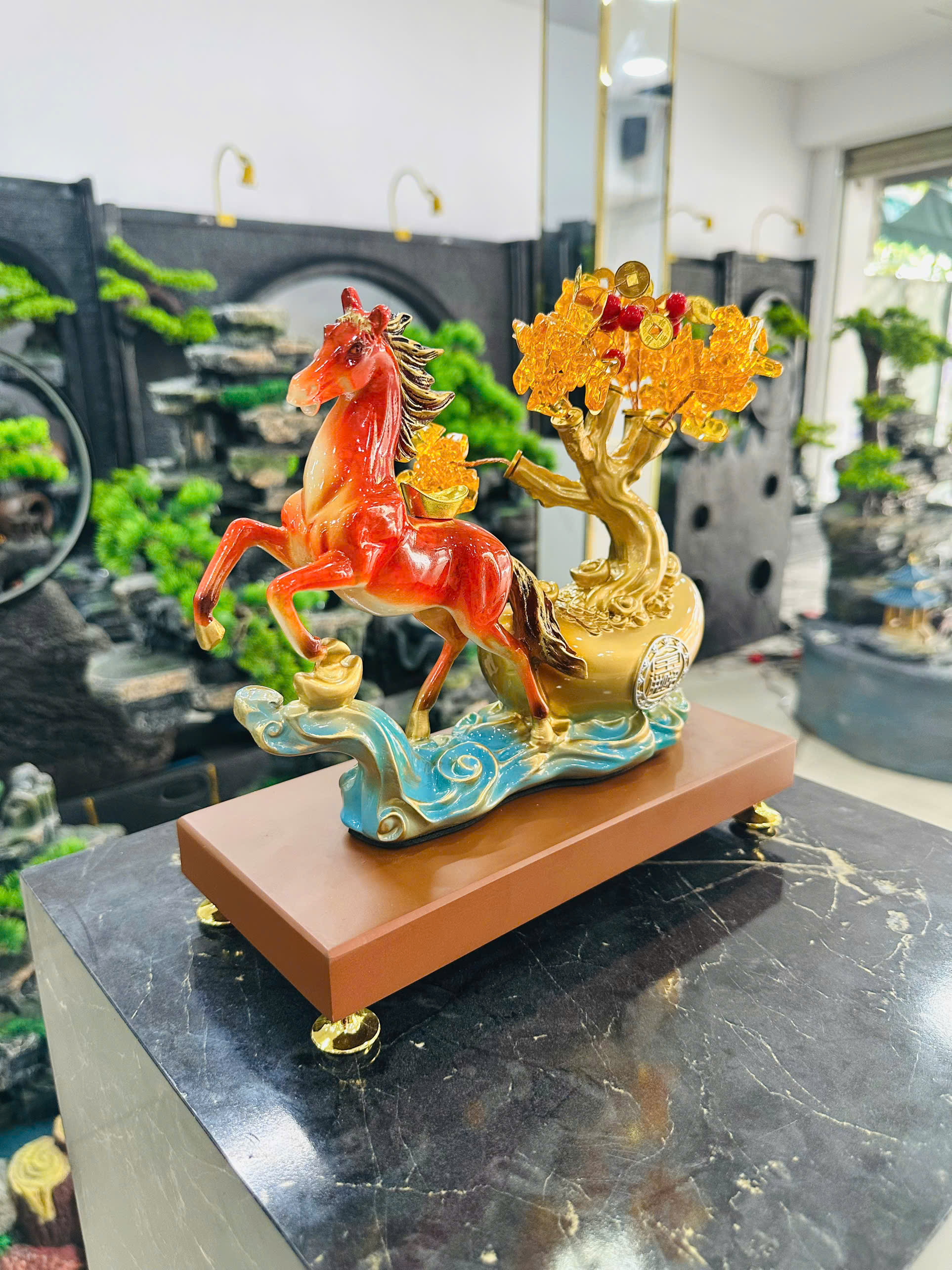 Đồ Trang Trí Tiểu Cảnh Trong Nhà Hình Con Vật Model ZH2503 – Màu Cam