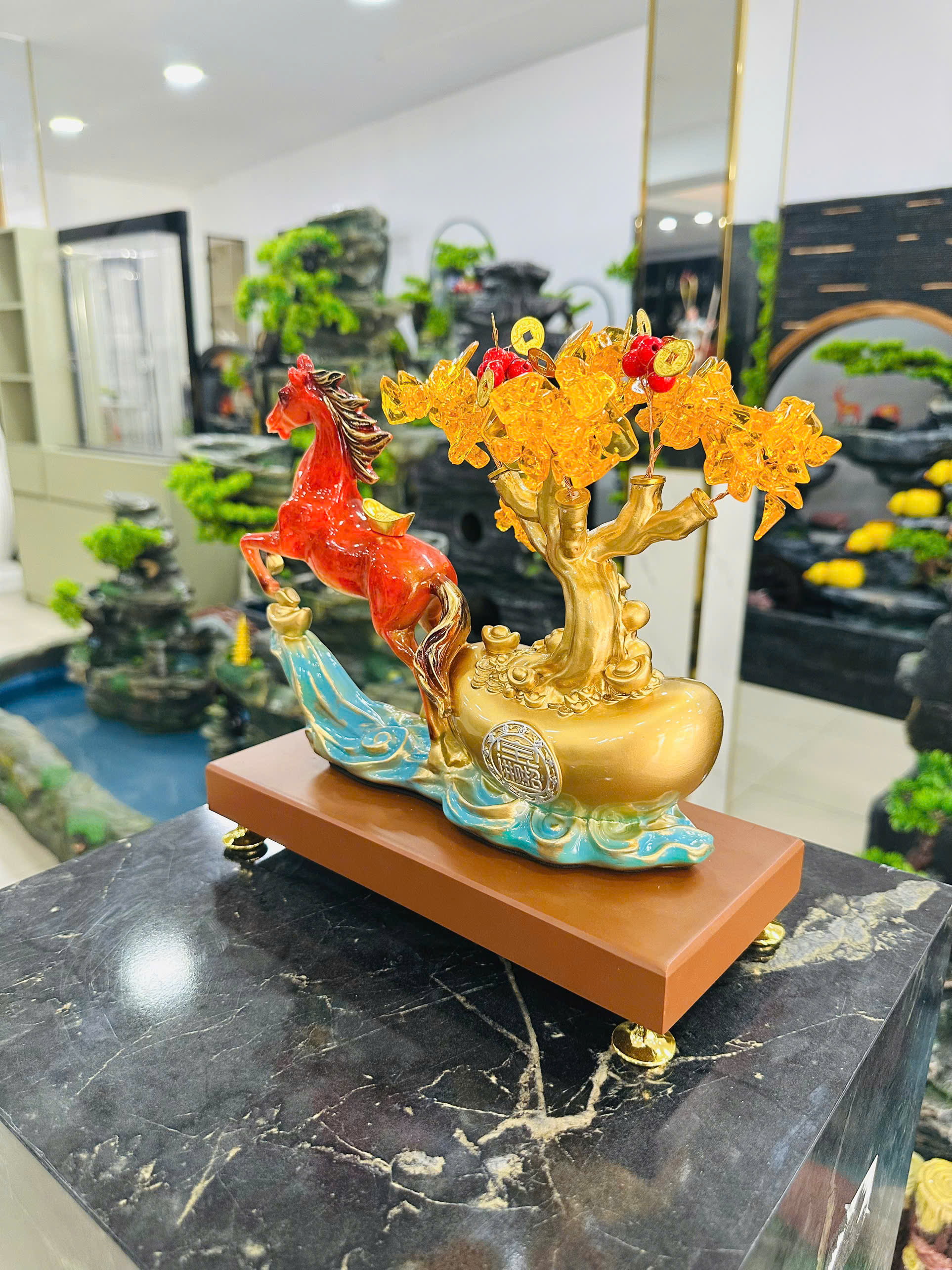 Đồ Trang Trí Tiểu Cảnh Trong Nhà Hình Con Vật Model ZH2503 – Màu Cam