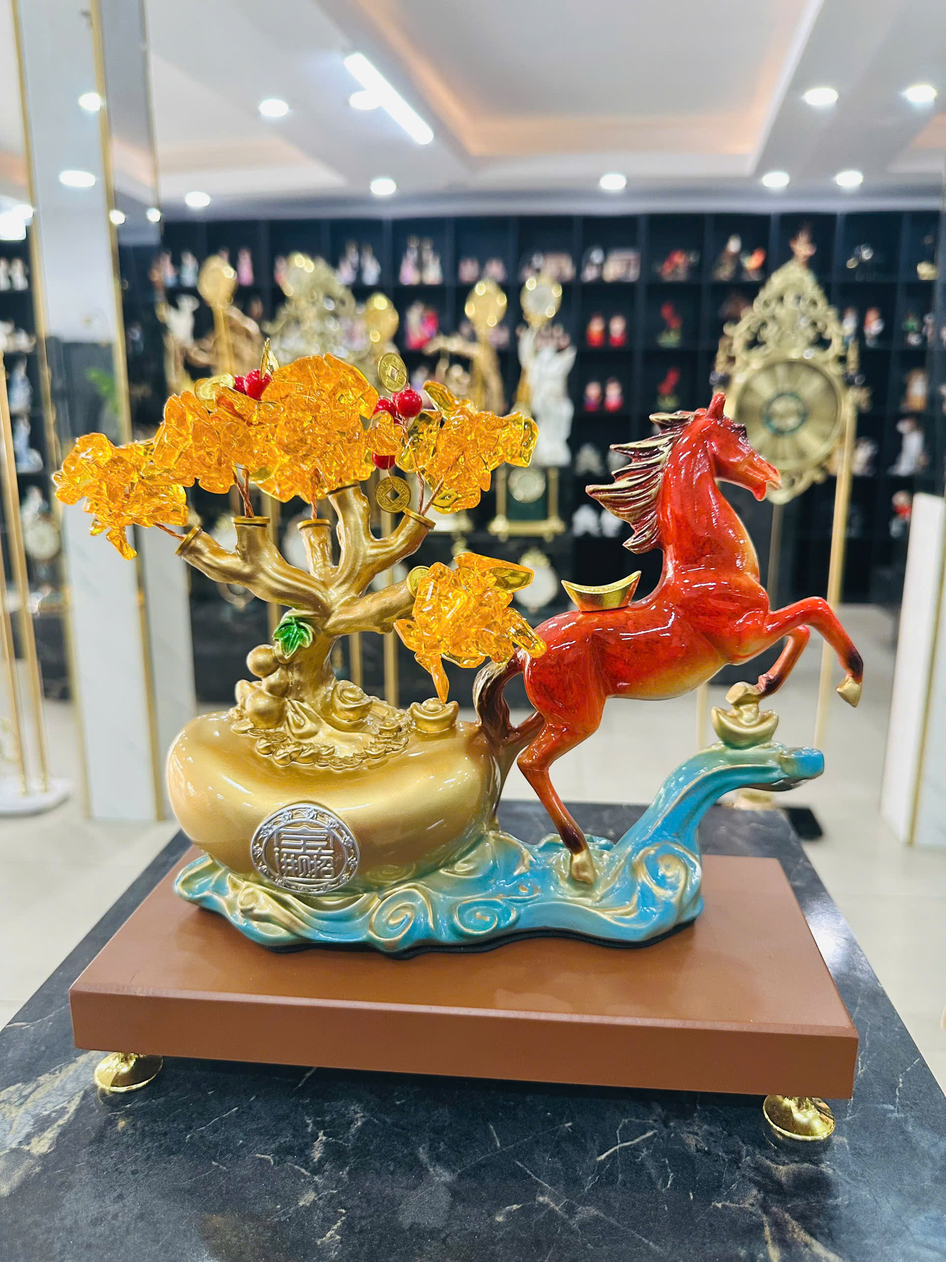 Đồ Trang Trí Tiểu Cảnh Trong Nhà Hình Con Vật Model ZH2503 – Màu Cam