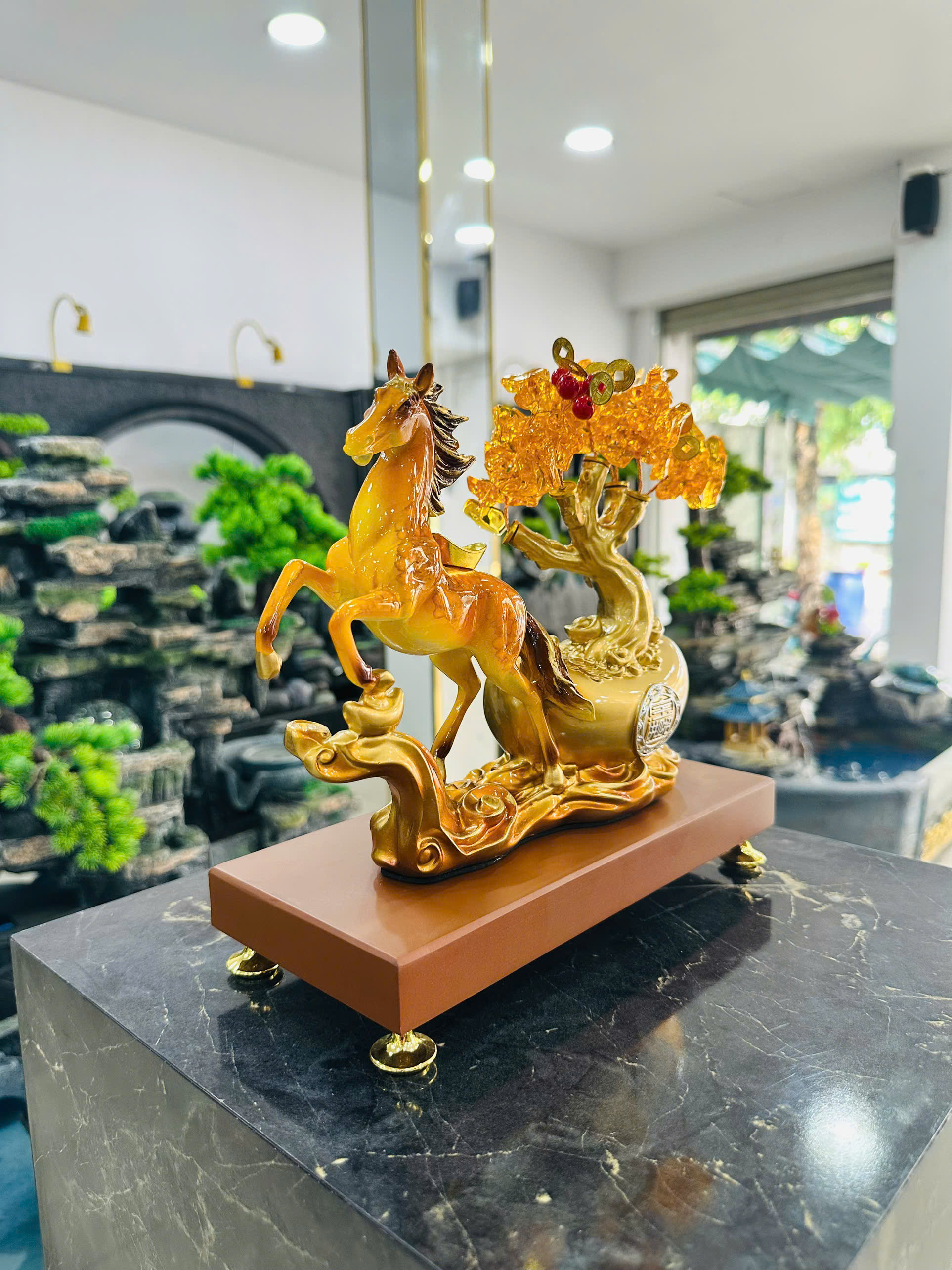 Đồ Trang Trí Tiểu Cảnh Trong Nhà Hình Con Vật Model ZH2503 – Màu Vàng Cam
