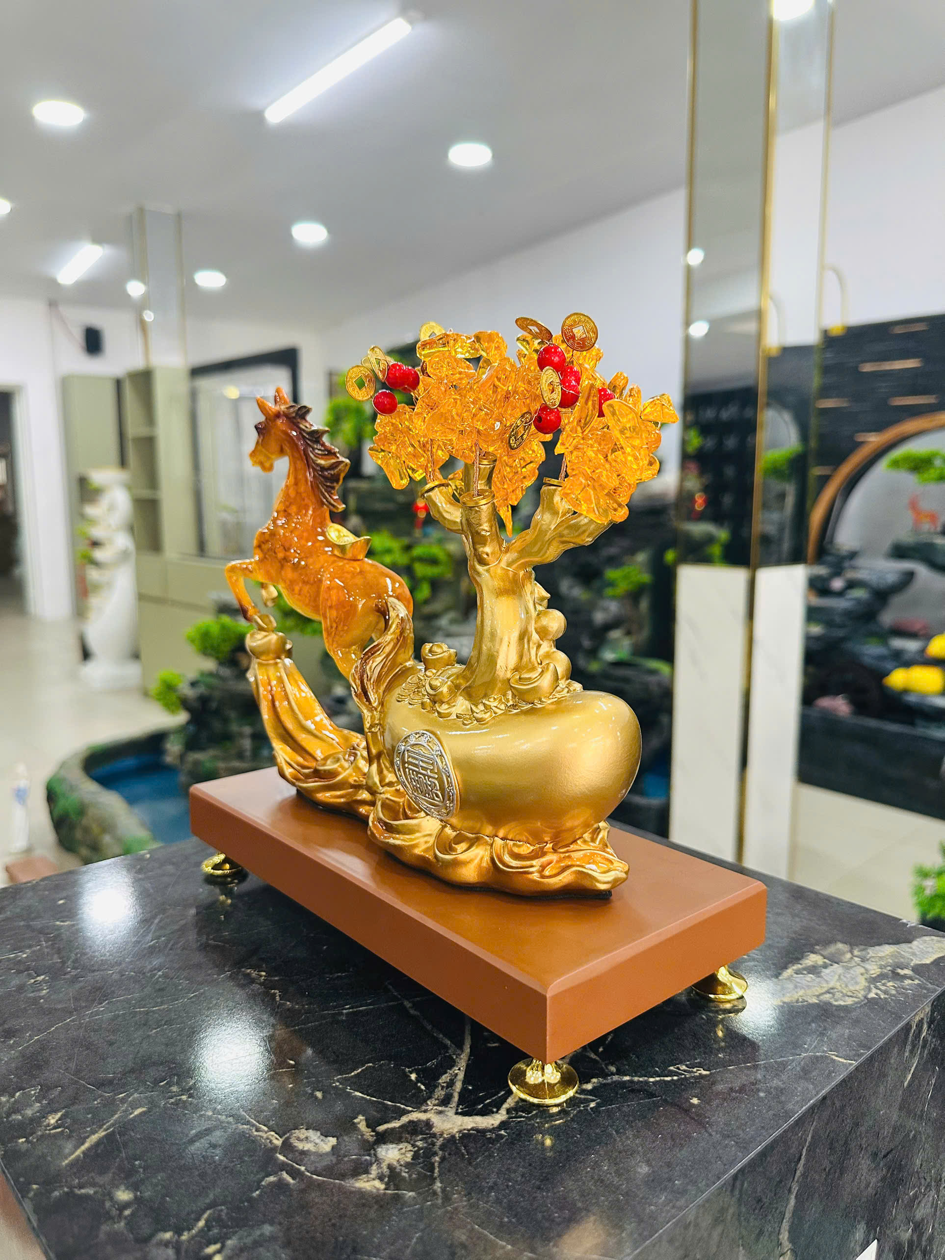 Đồ Trang Trí Tiểu Cảnh Trong Nhà Hình Con Vật Model ZH2503 – Màu Vàng Cam