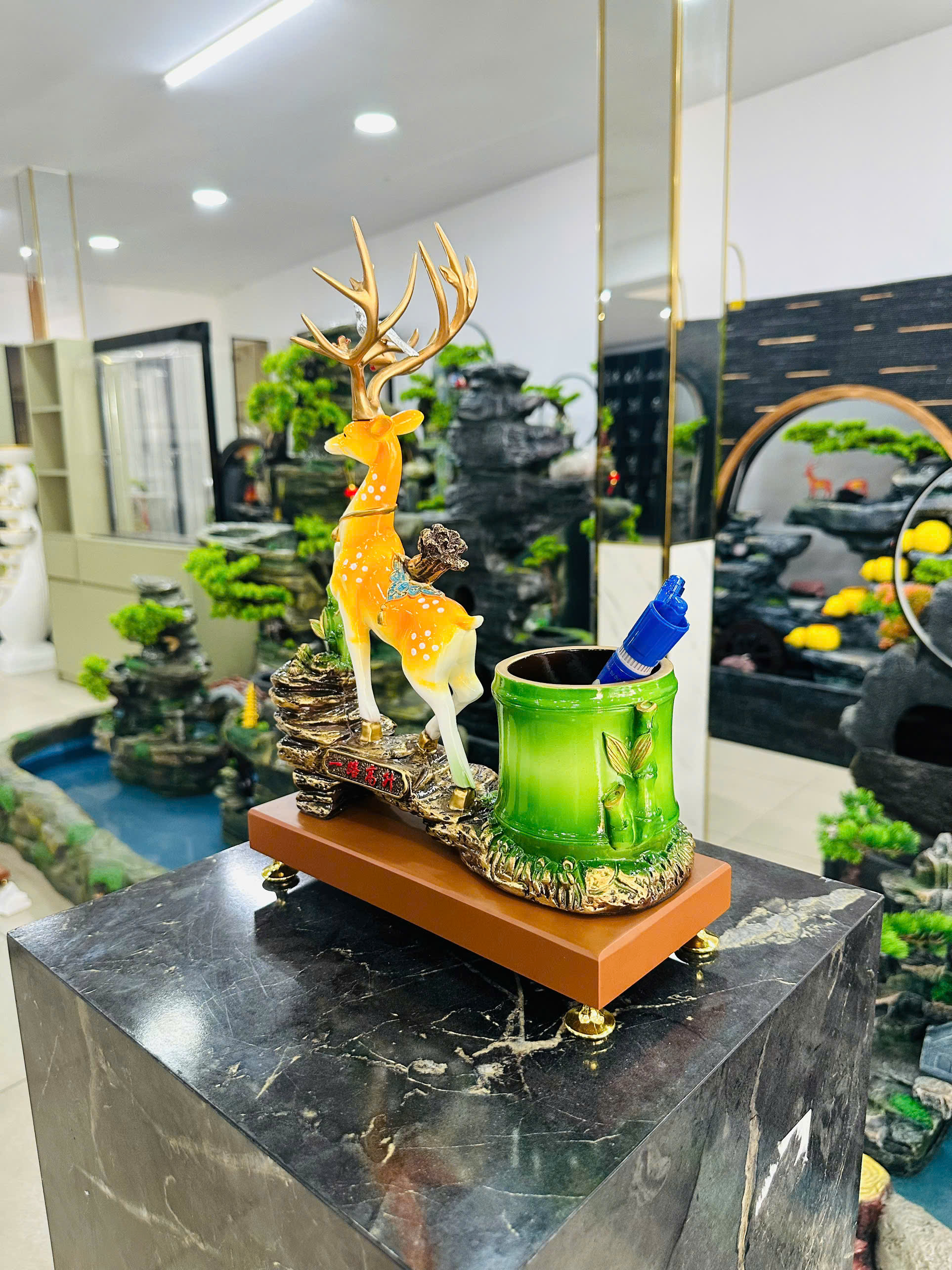 Đồ Trang Trí Tiểu Cảnh Trong Nhà Hình Con Vật Model 310 – Màu Cam